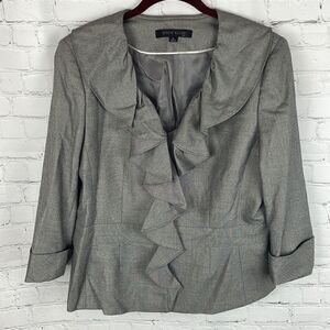 Anne Klein Ruffle Blazer Size 14